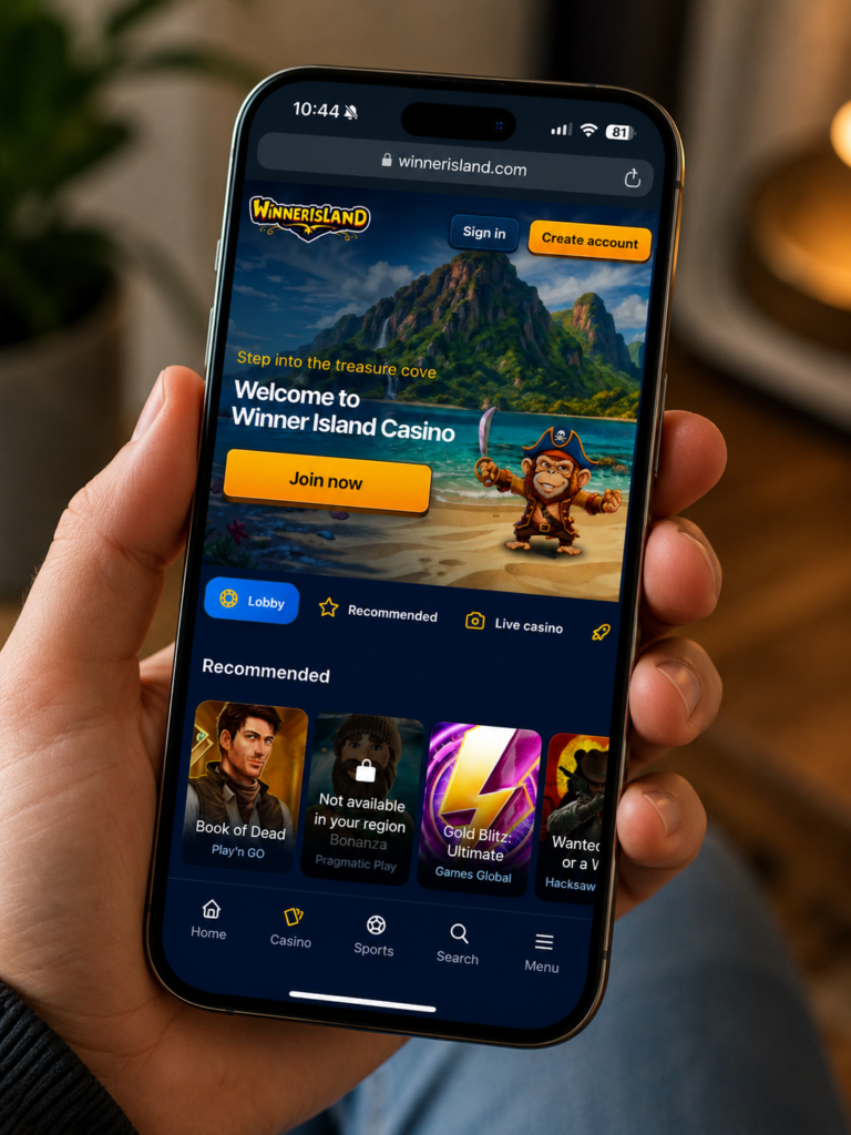 Winner Island Casino - Mobile Friendly Non UK Casino